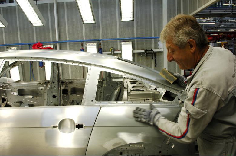 usine de production de la Citroën C6
